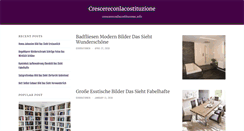 Desktop Screenshot of crescereconlacostituzione.info